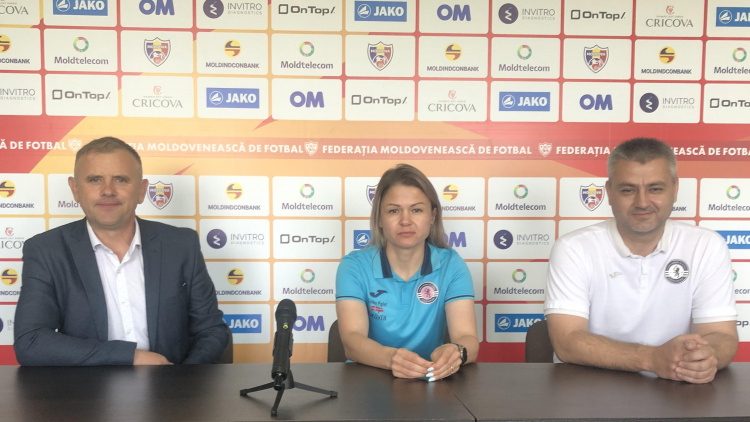 Fotbal feminin. Finala Cupei Moldovei. Conferința de presă a echipei Agarista CSF Anenii Noi