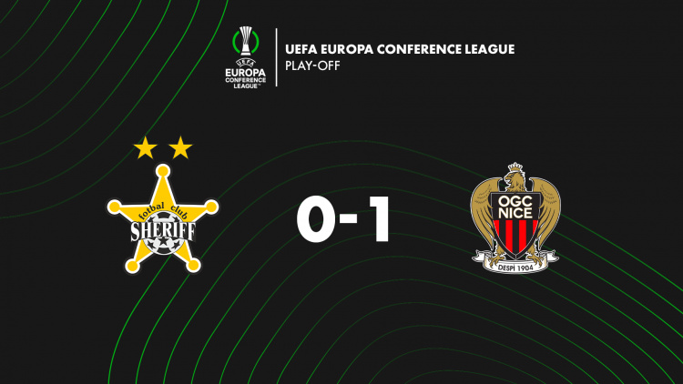 Sheriff - Nice (Franța) 0-1